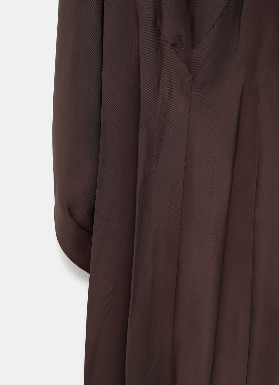 Vestido al bies con pliegues