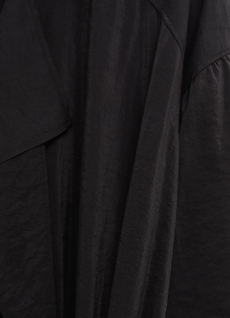 Vestido camisero asimétrico