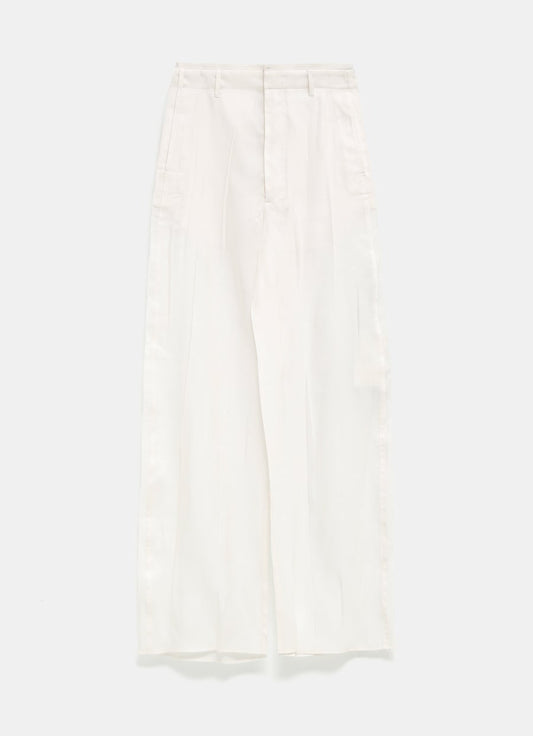 Pantalón con textura arrugada para mujer