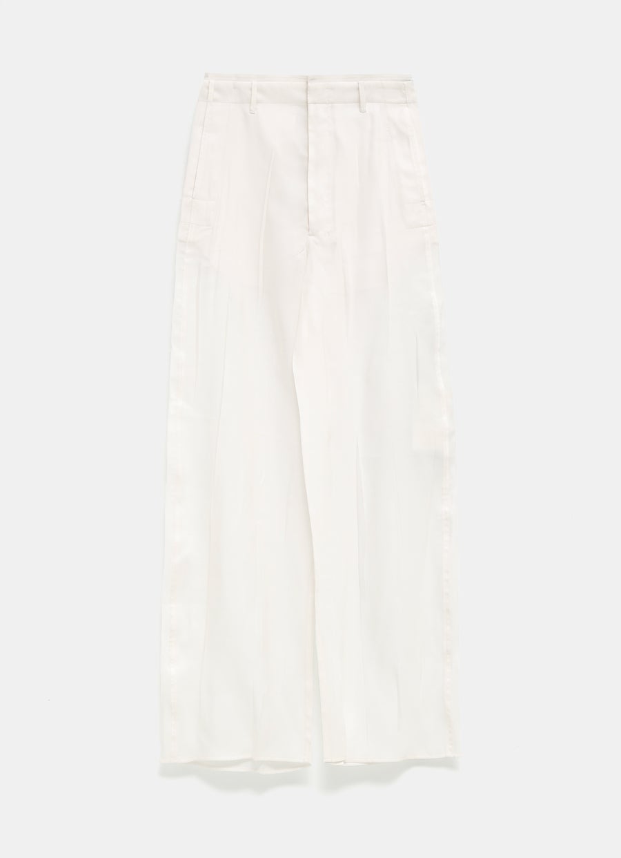 Pantalón con textura arrugada para mujer