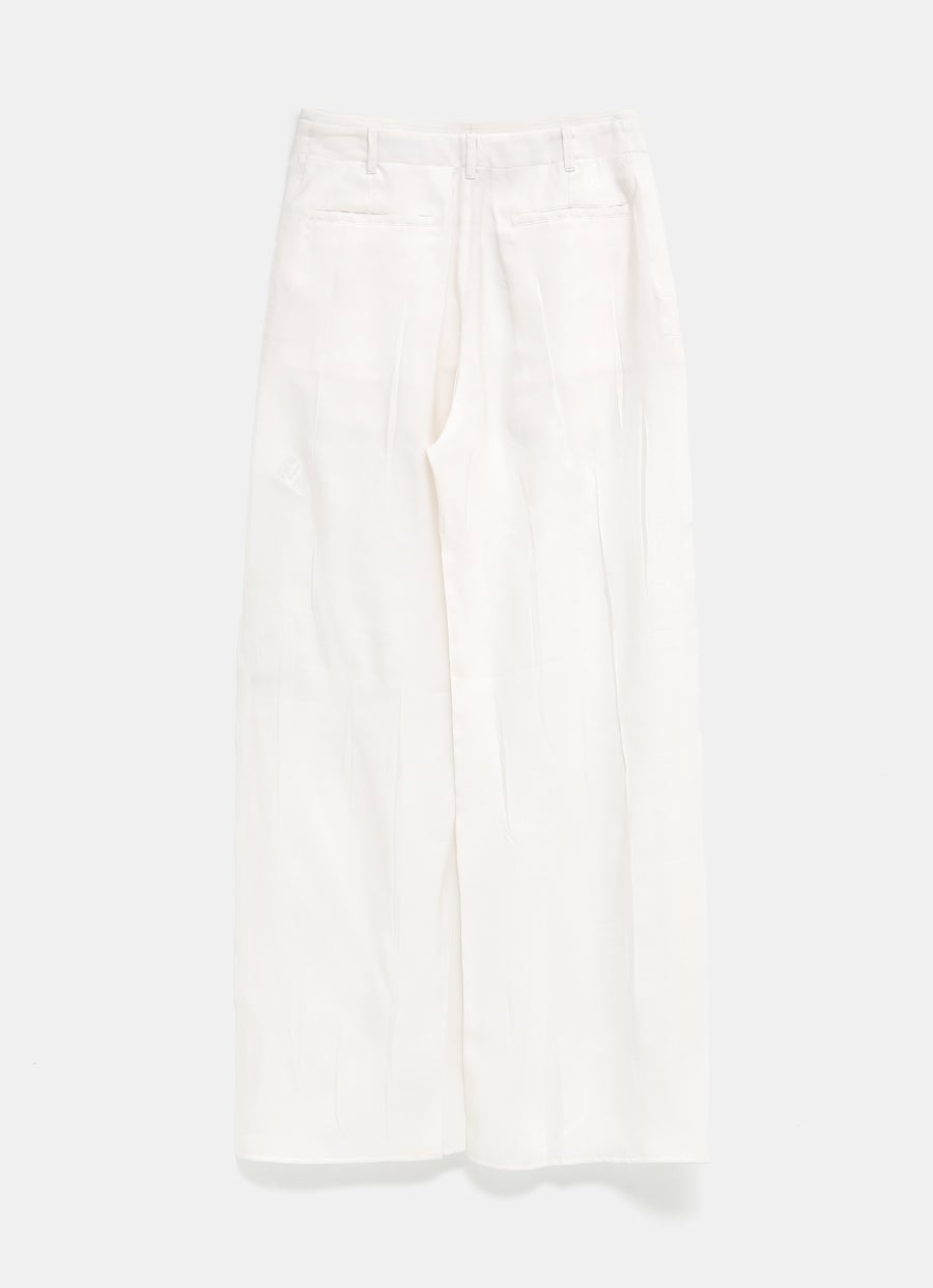 Pantalón con textura arrugada para mujer