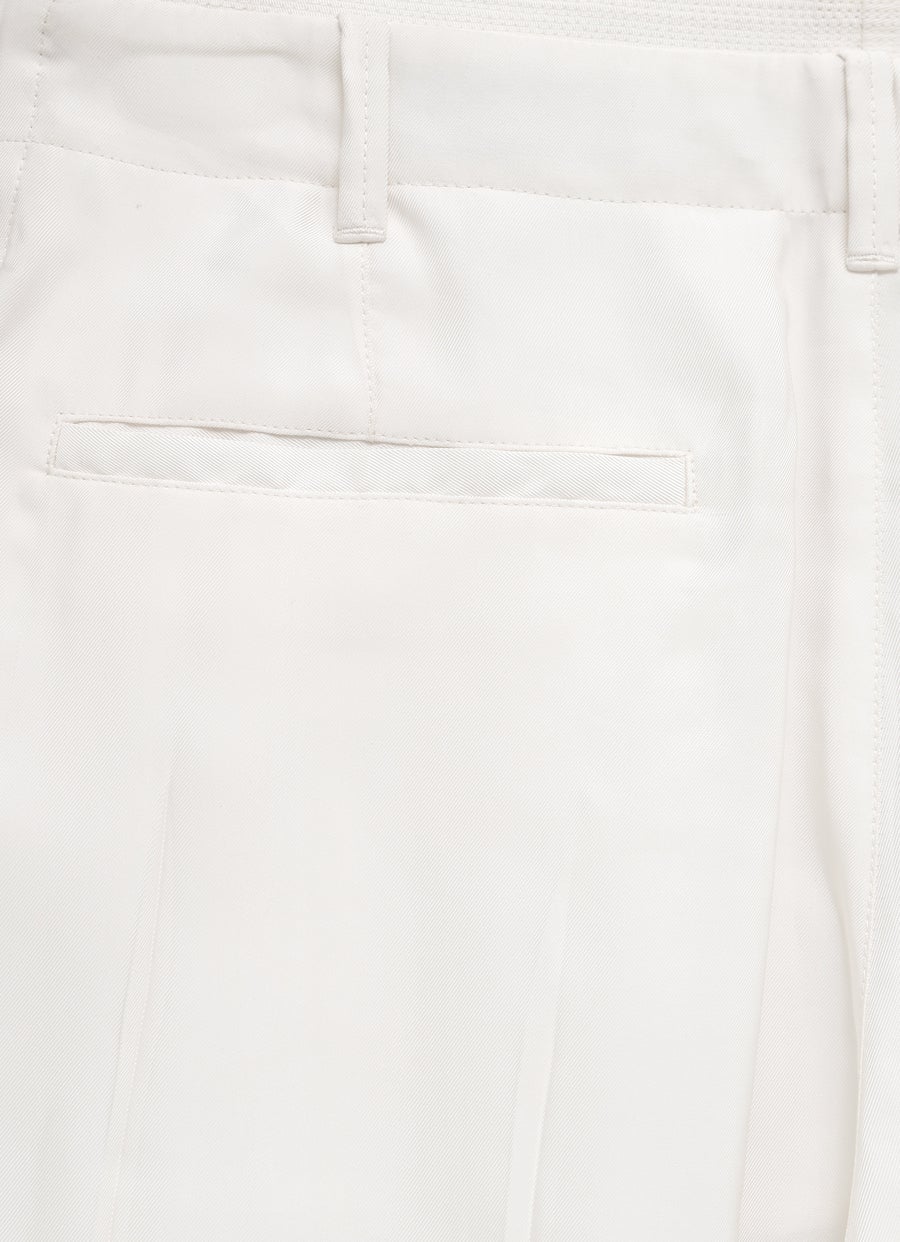 Pantalón con textura arrugada para mujer