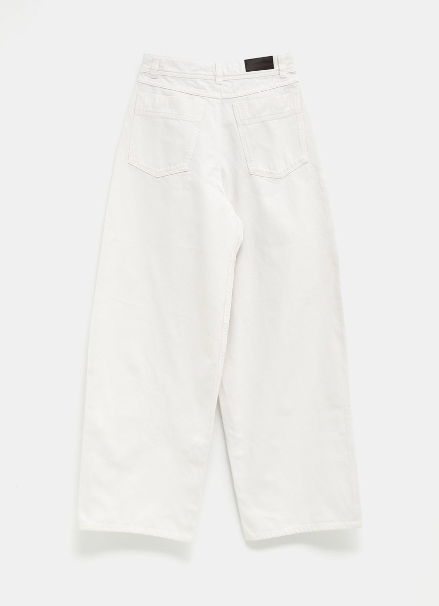 Pantalón denim grande para mujer