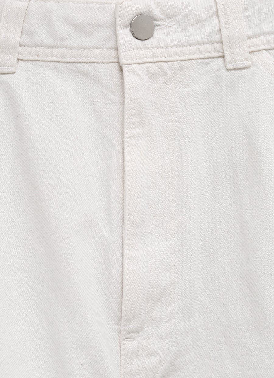 Pantalón denim grande para mujer