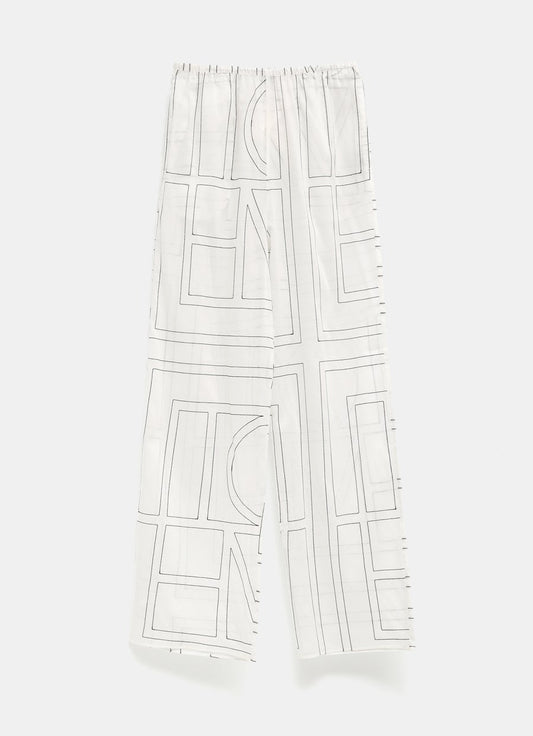 Pantalón de pijama con monograma