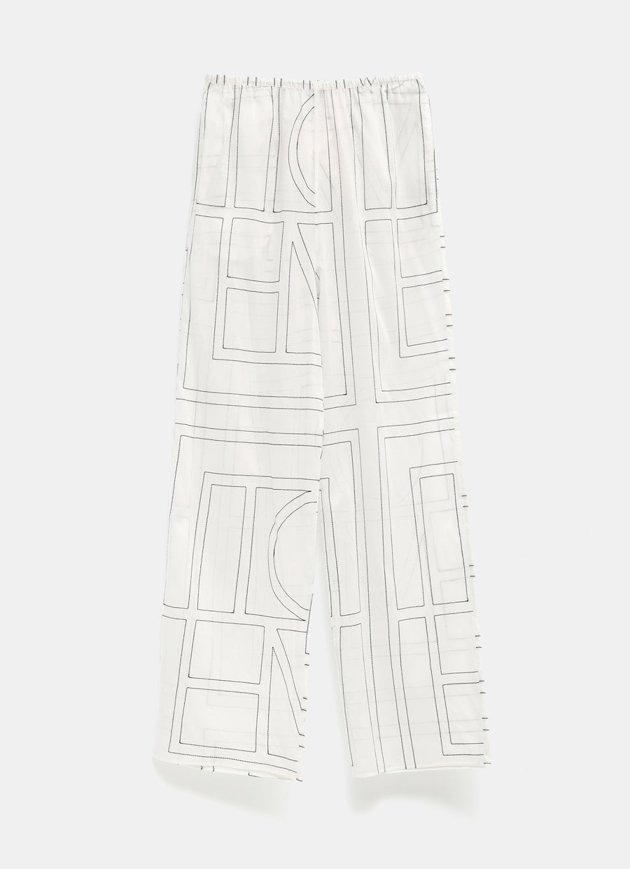 Pantalón de pijama con monograma