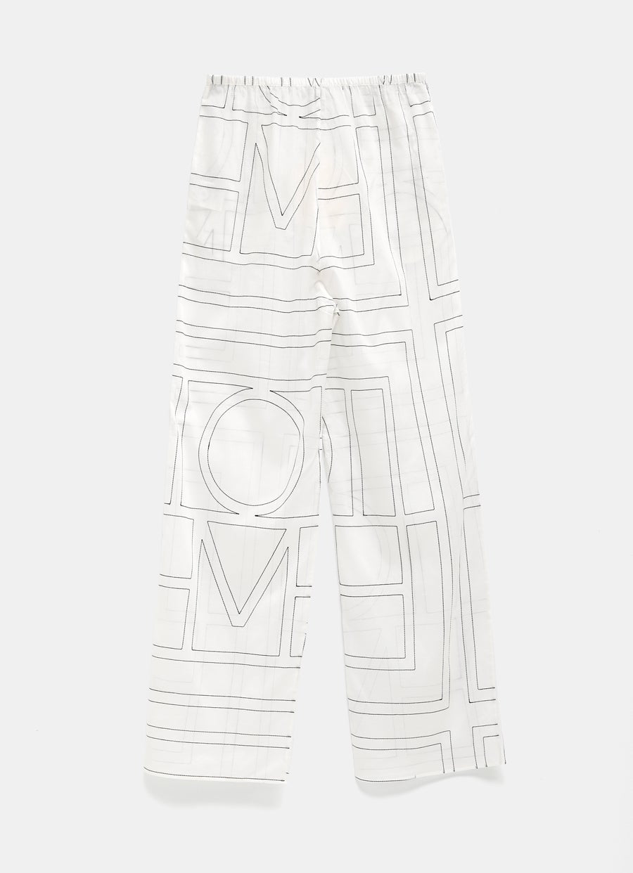 Pantalón de pijama con monograma