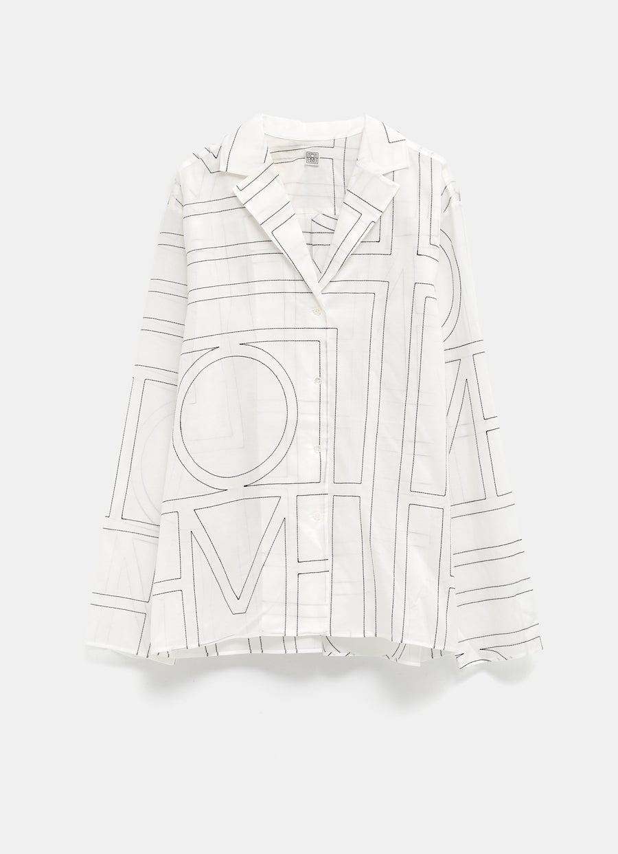 Camisa de pijama con monograma