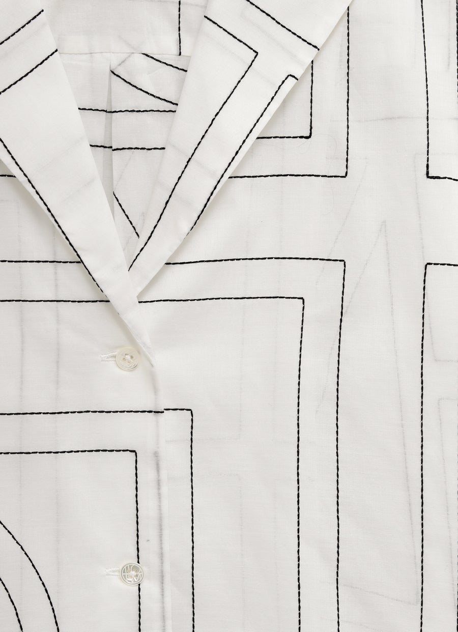 Camisa de pijama con monograma