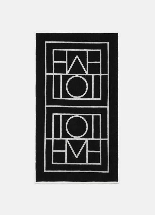 Toalla de playa con monograma