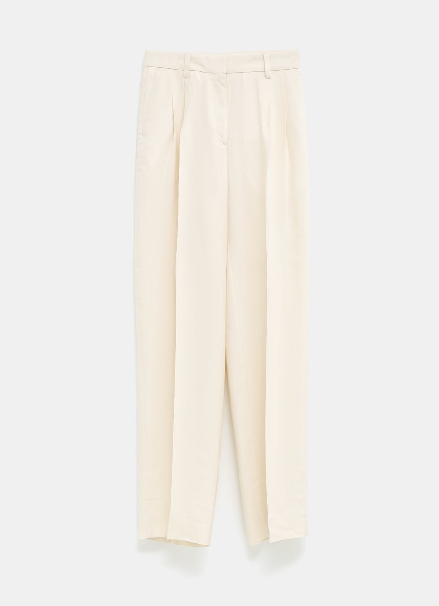 Pantalón fluido con doble pinza
