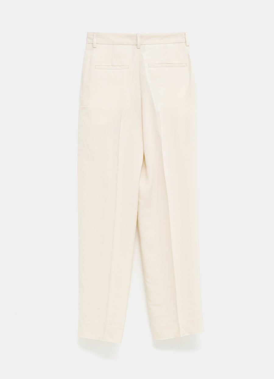 Pantalón fluido con doble pinza