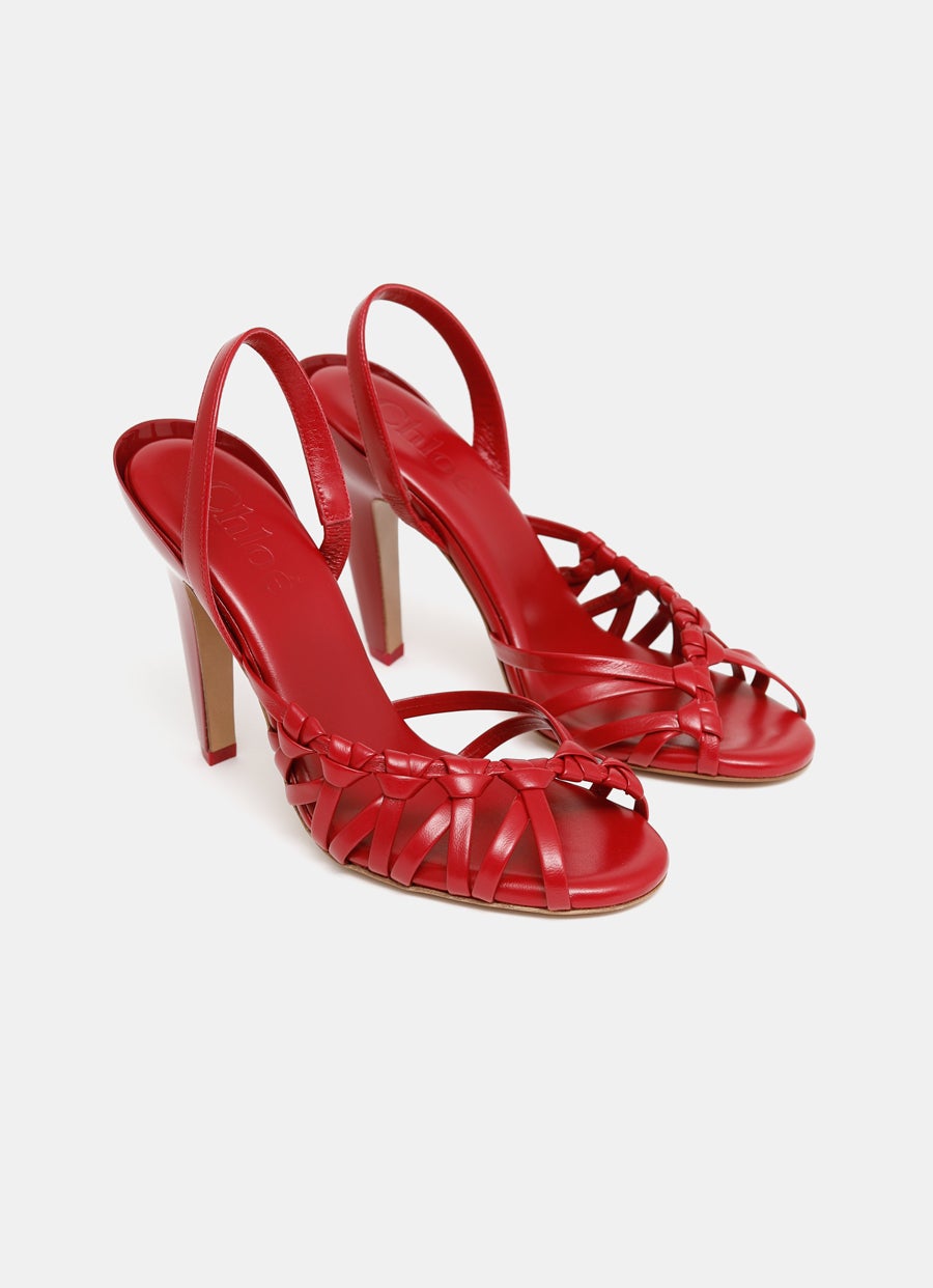 Sandalia de tacón Estra