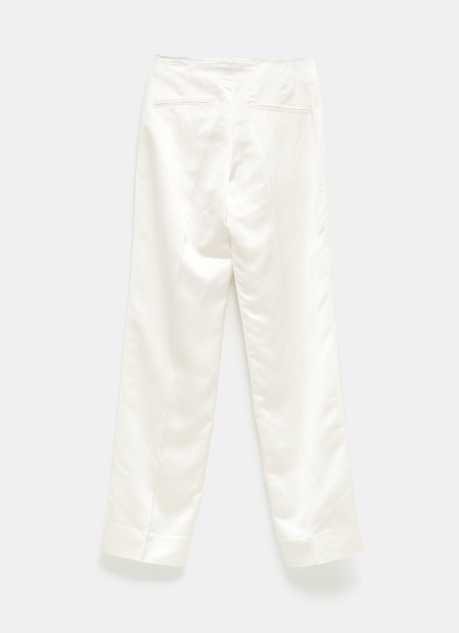 Pantalón recto con doble pinza