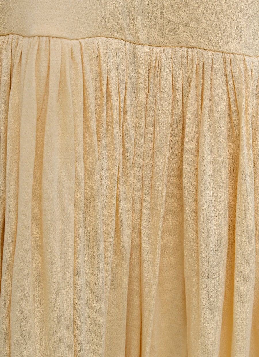 Vestido fruncido suave