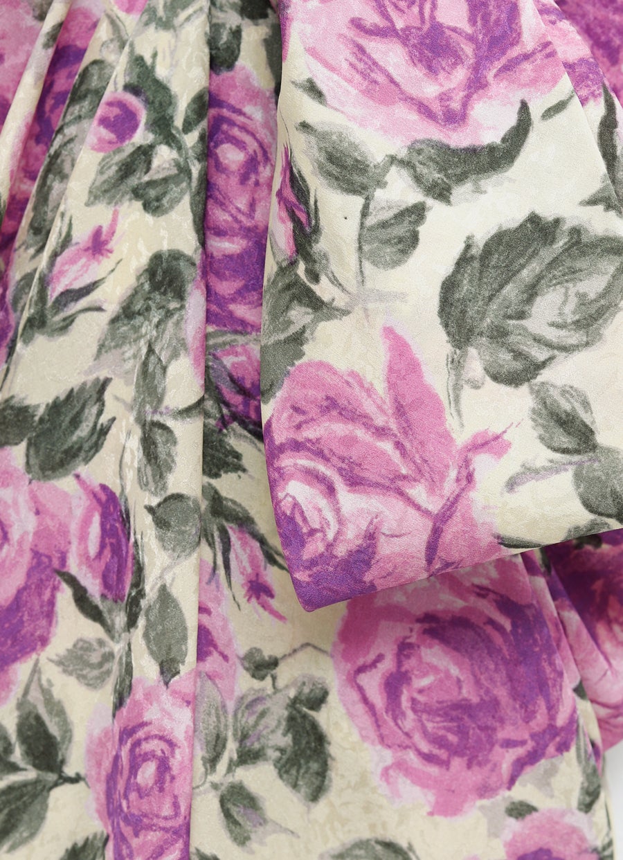Falda midi floral