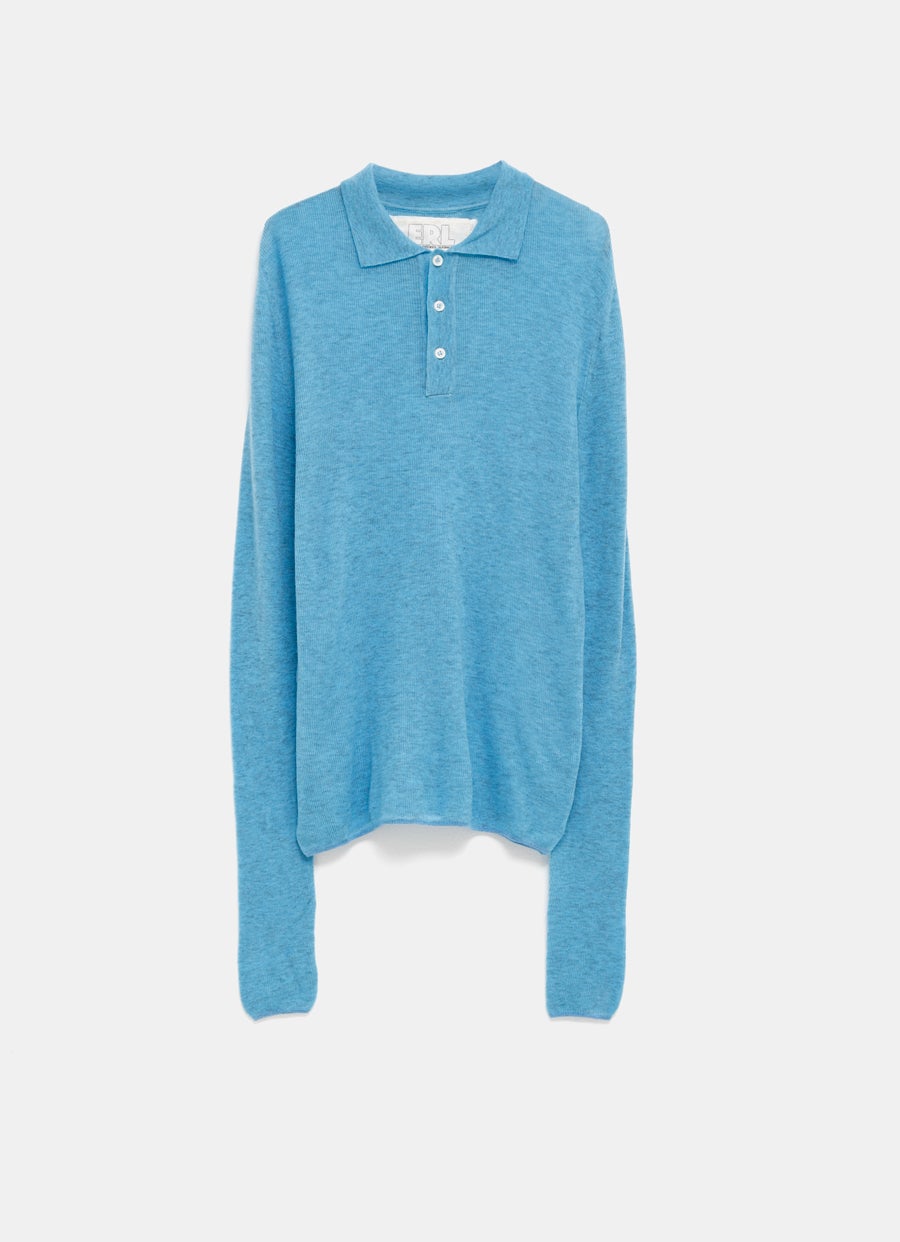 Polo de manga larga unisex