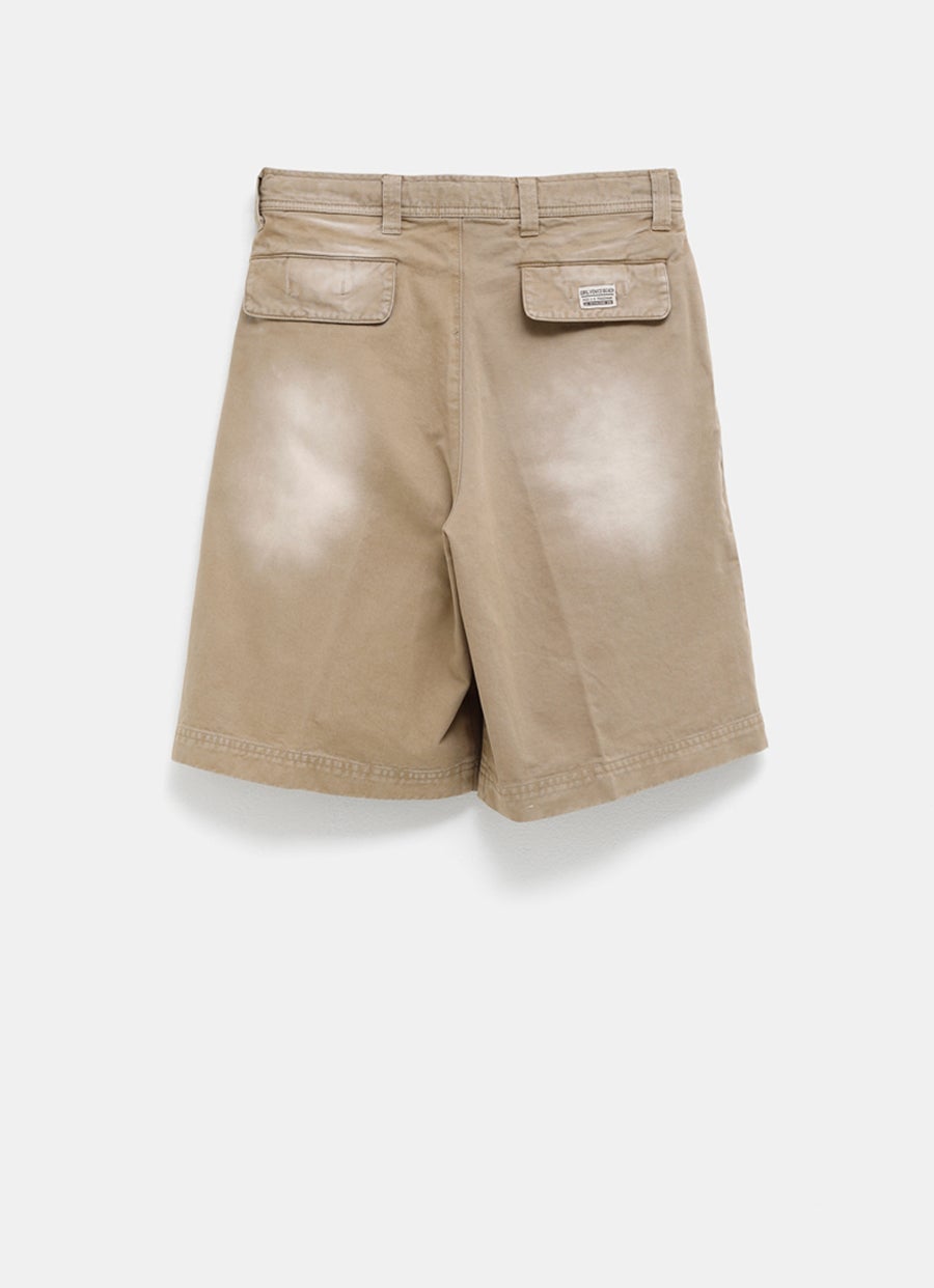 Pantalón corto chino unisex con pinzas