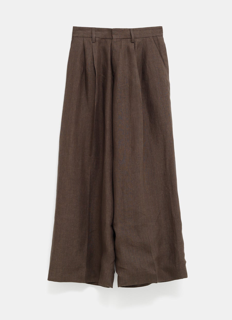 Pantalón de traje unisex con pliegue
