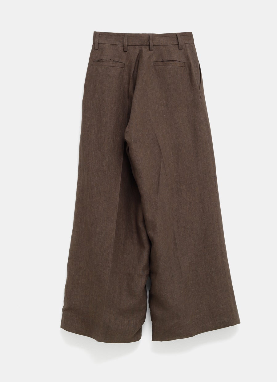 Pantalón de traje unisex con pliegue