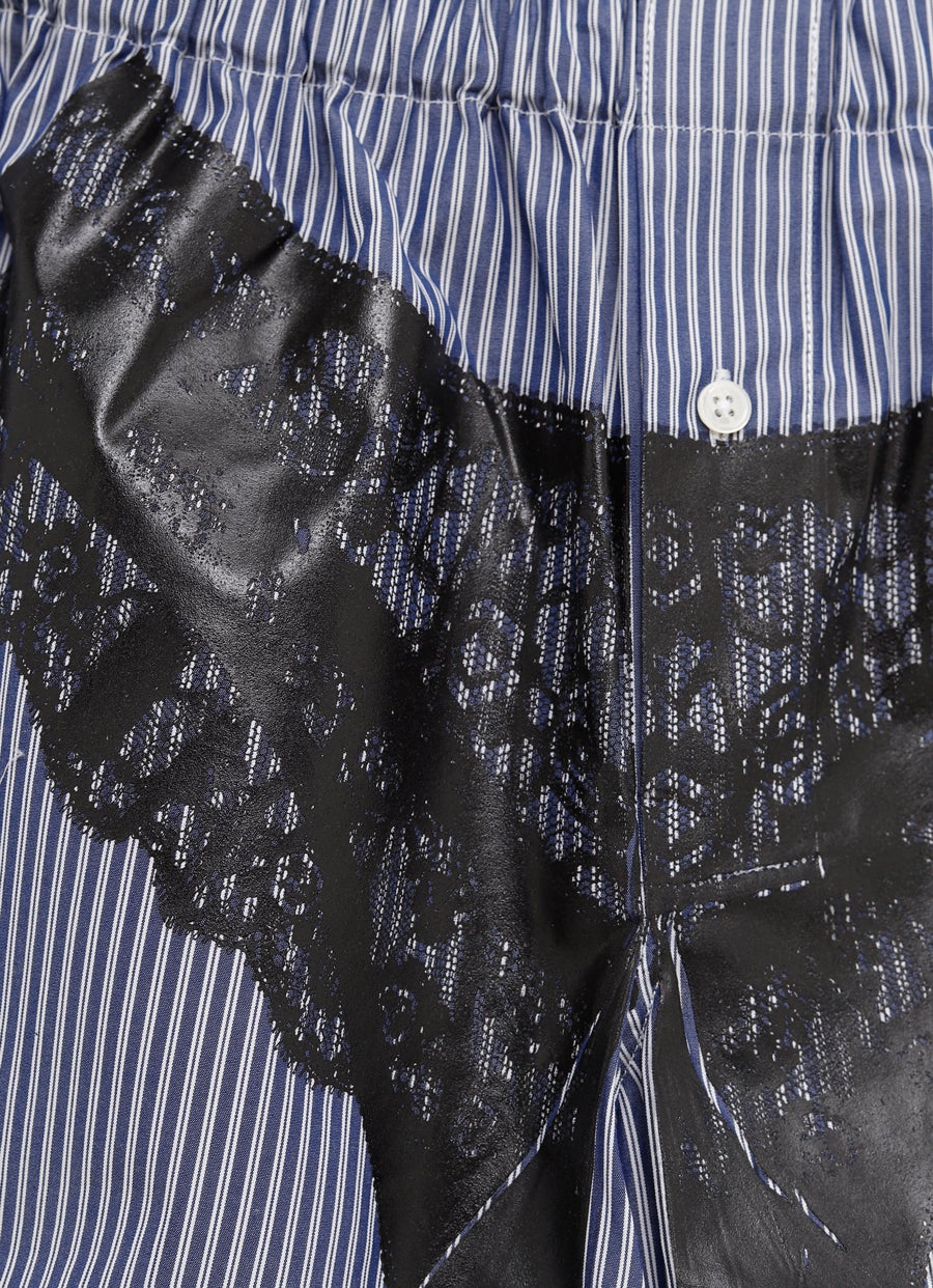 Boxer a rayas con estampado