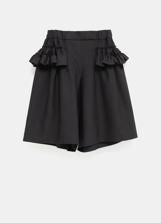 Pantalón corto con volantes
