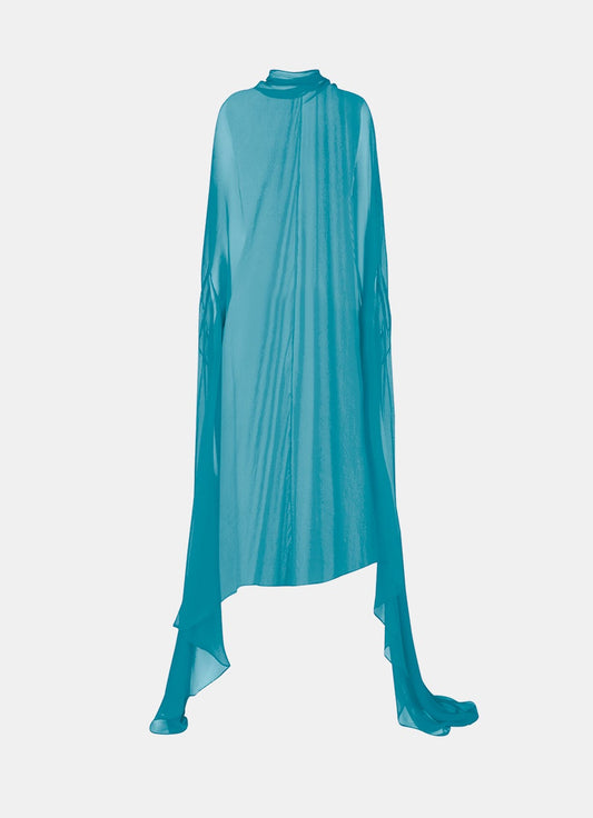 Vestido capa transparente
