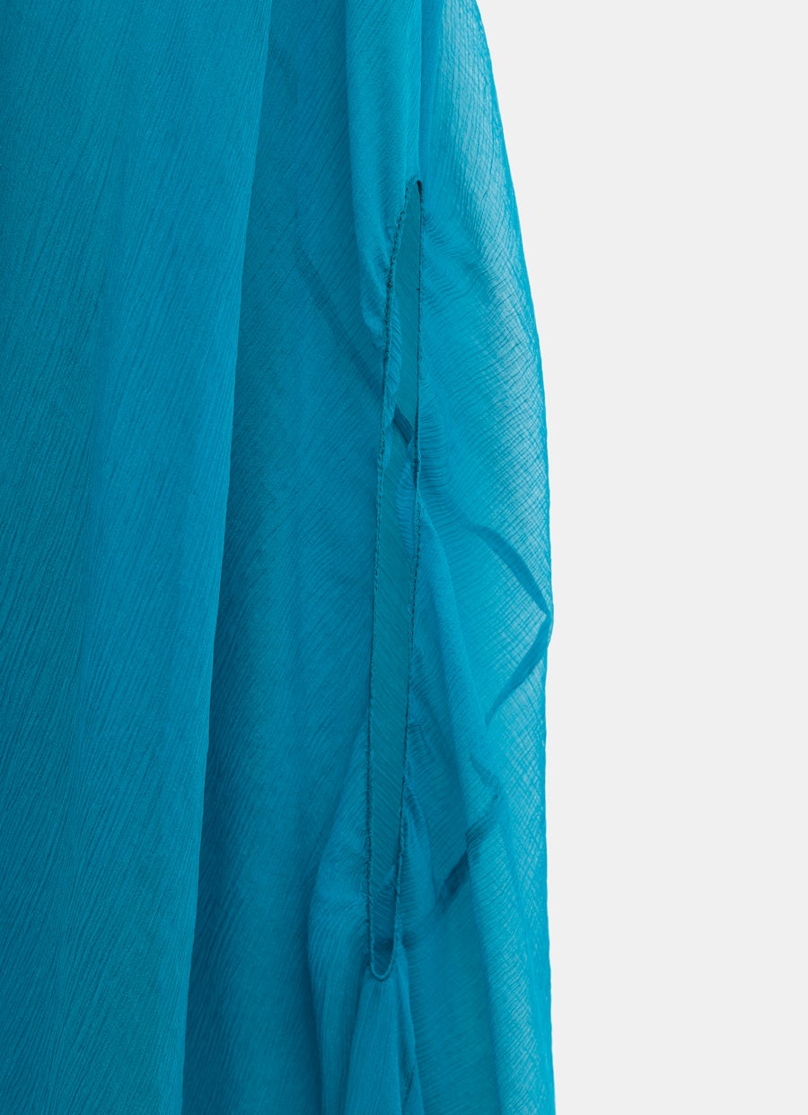 Vestido capa transparente