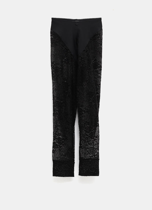 Leggins de encaje floral