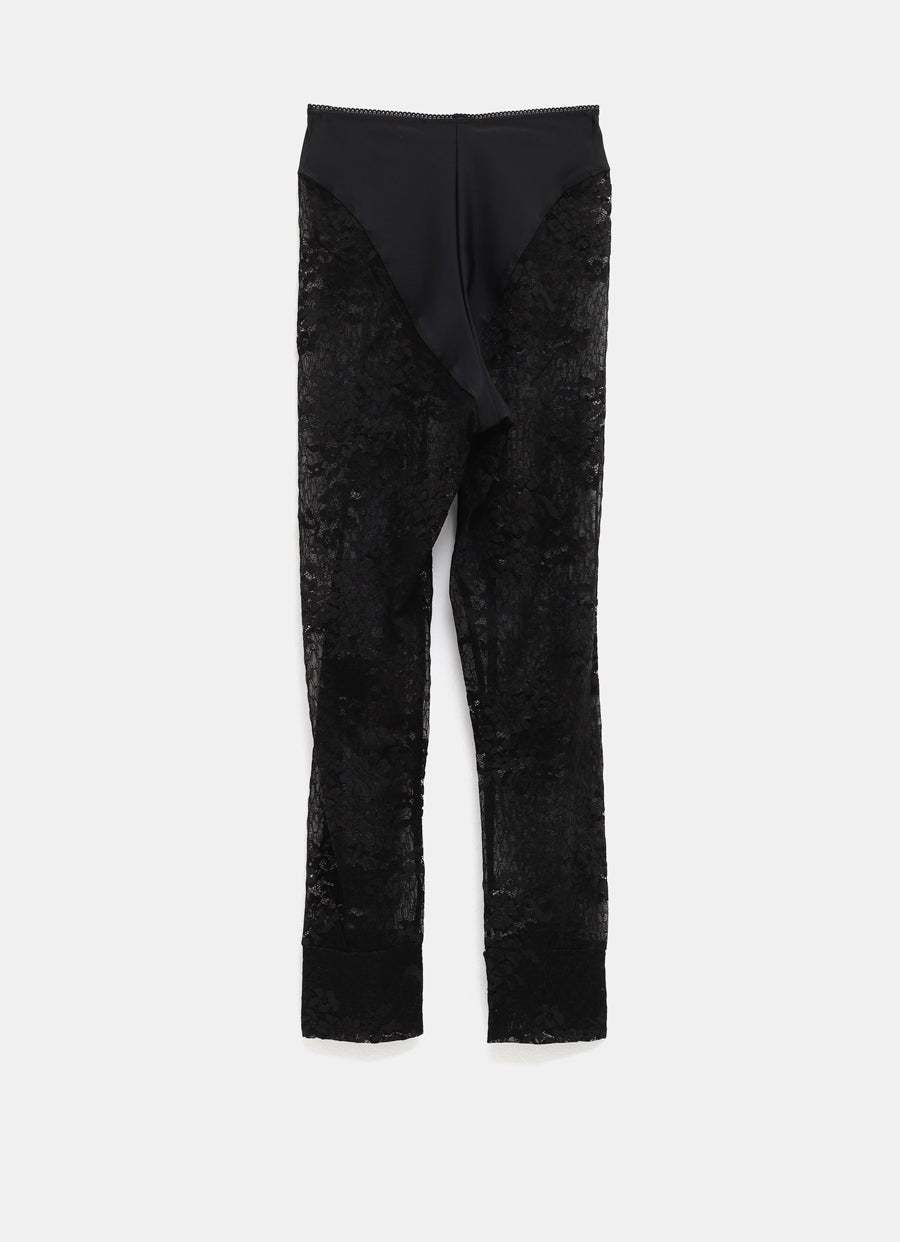 Leggins de encaje floral