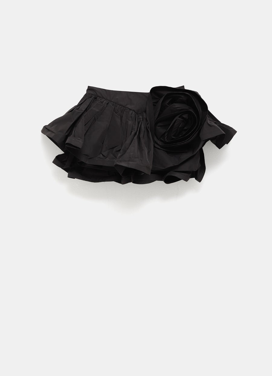 Minifalda con volantes