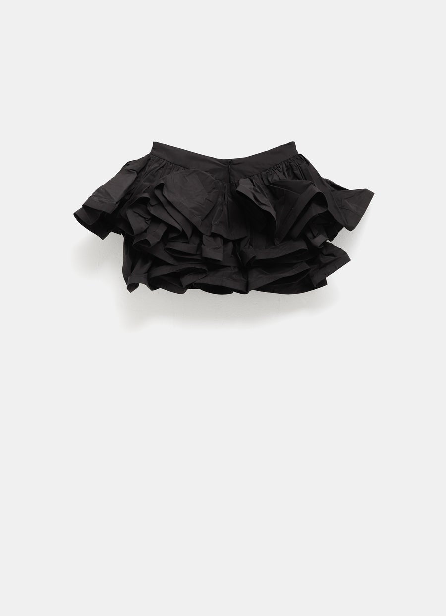 Minifalda con volantes