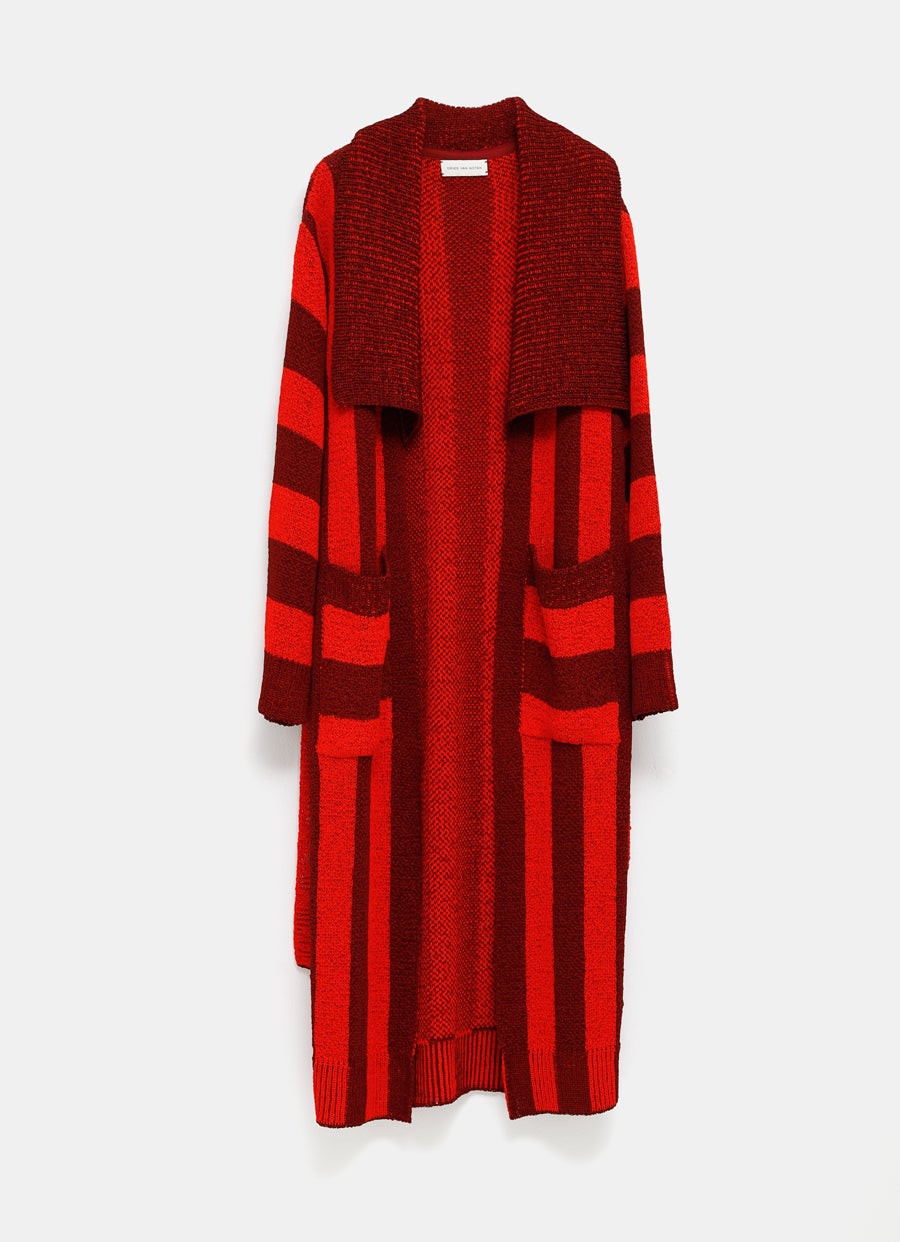 Cardigan con cinturón