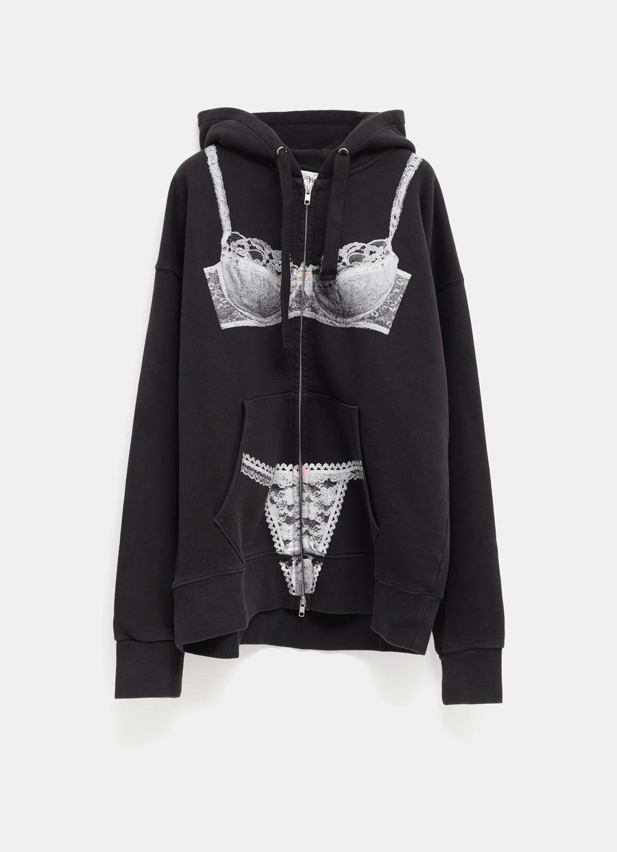 Sudadera con capucha y estampado