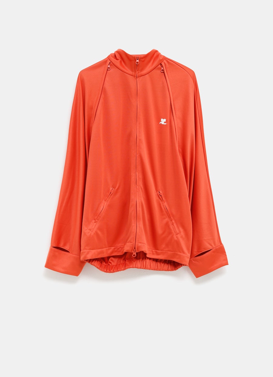 Chaqueta deportiva con aberturas
