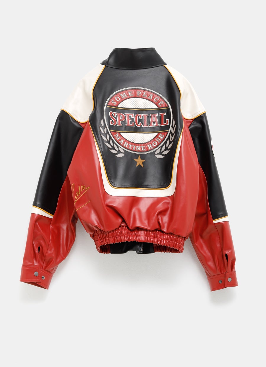 Chaqueta Superbowl de piel