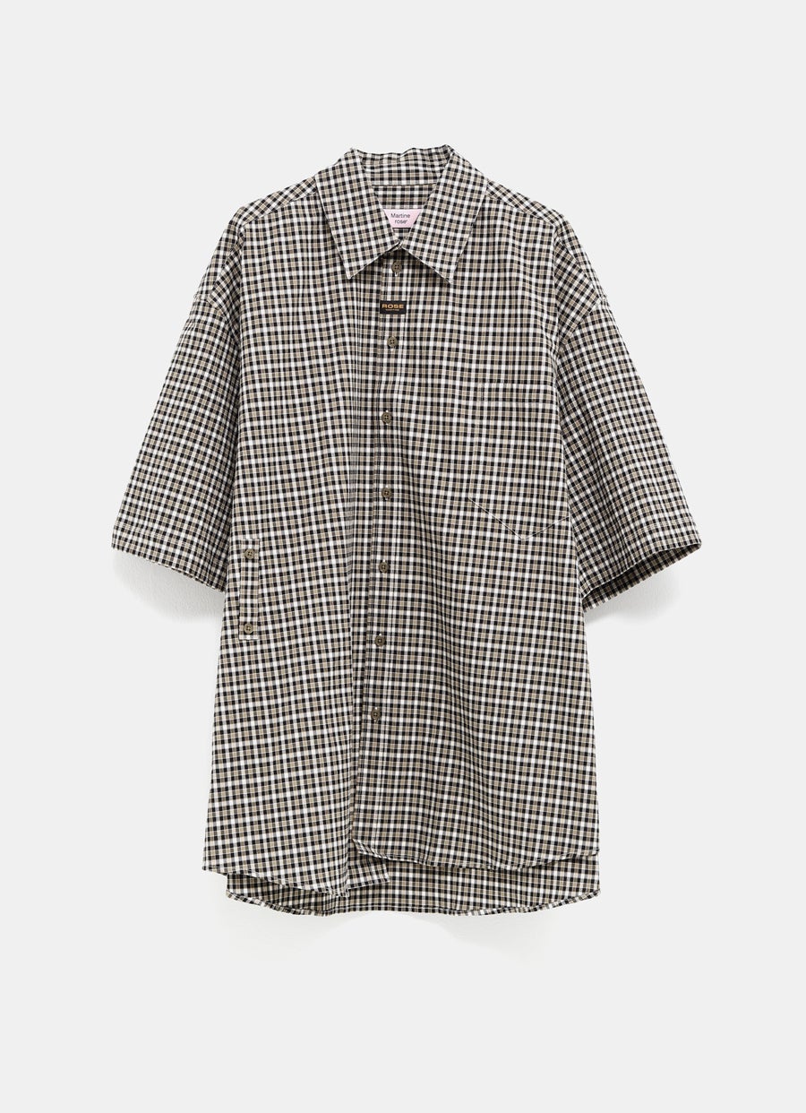 Camisa boxy cruzada