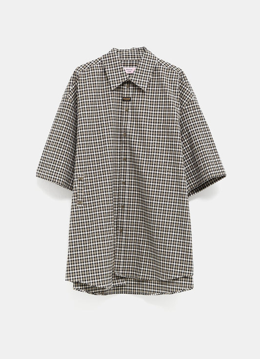 Camisa boxy cruzada