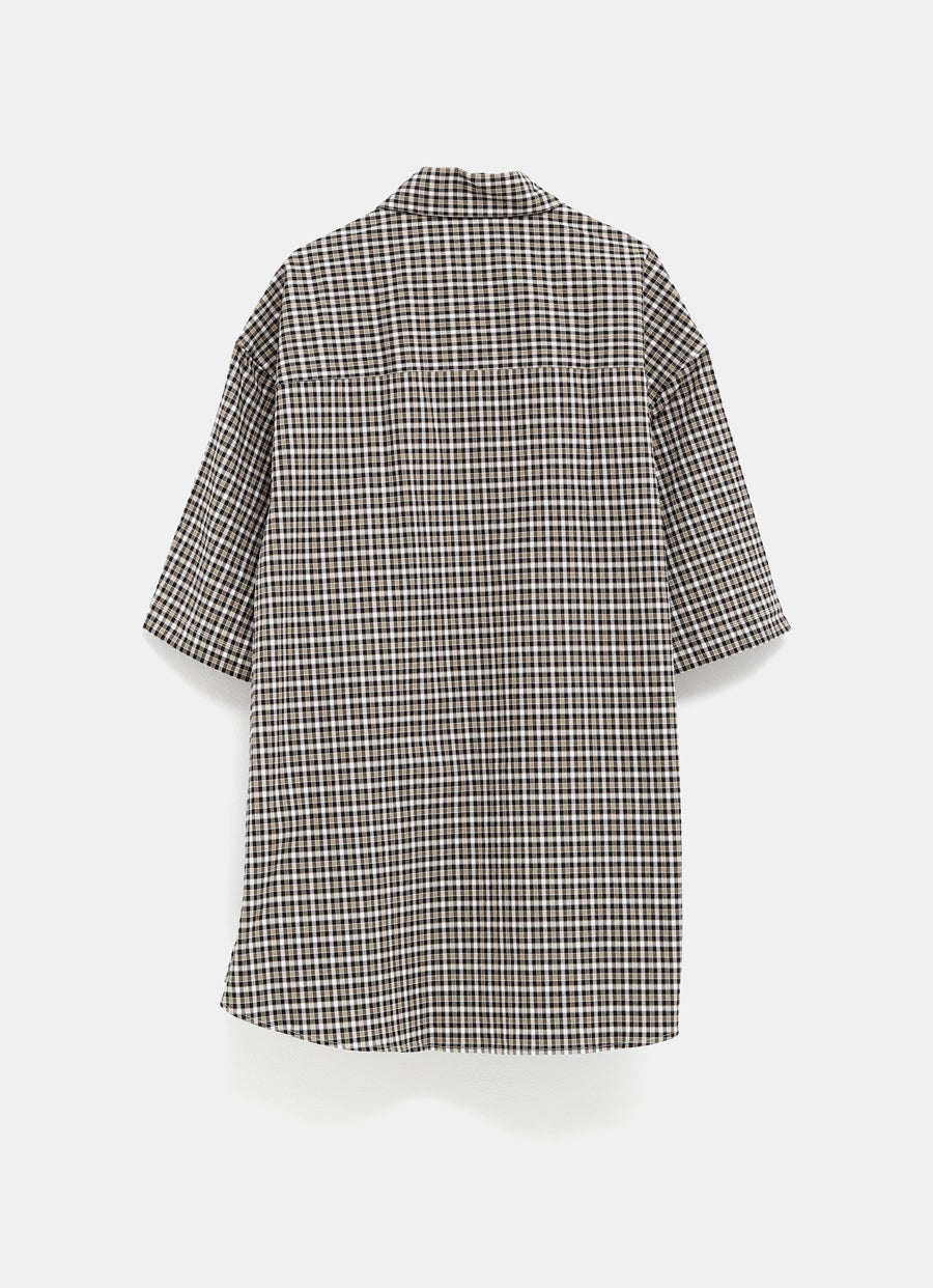 Camisa boxy cruzada