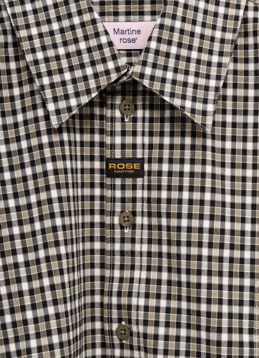 Camisa boxy cruzada