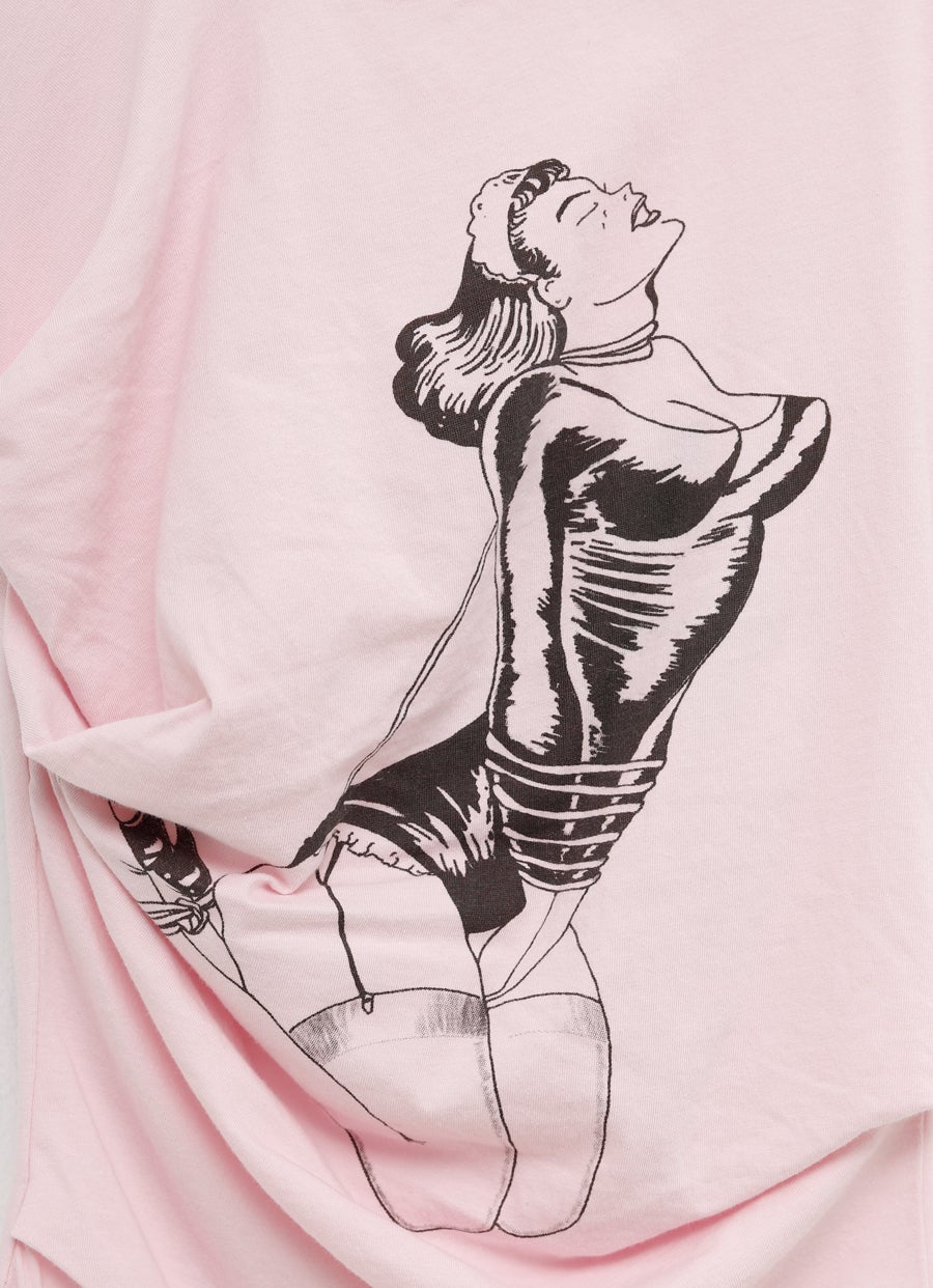 Camiseta drapeada
