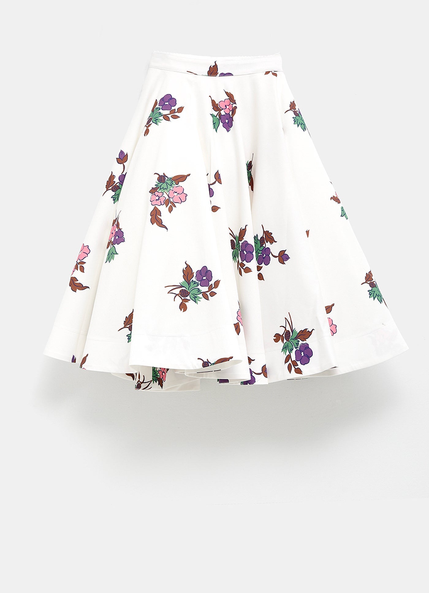 Falda midi floral