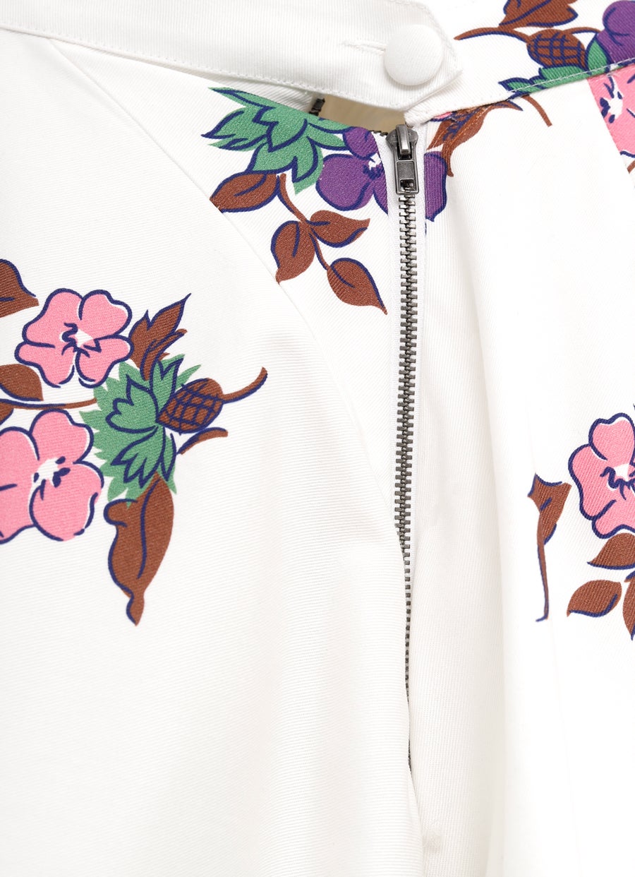 Falda midi floral