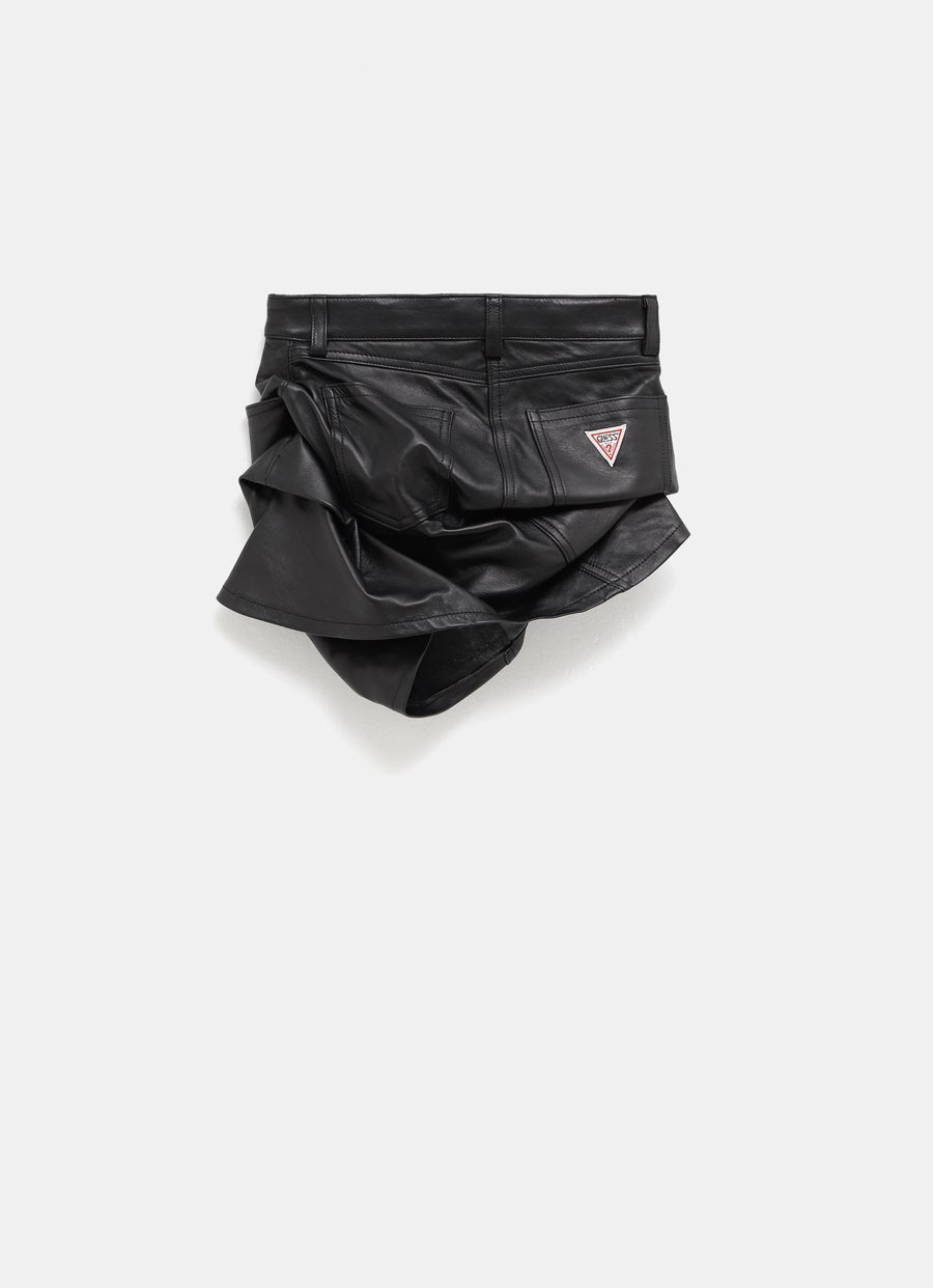 Falda mini drapeada