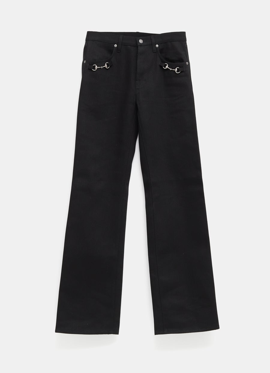 Pantalón vaquero con Horsebit para hombre