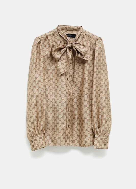 Camisa con estampado GG para mujer