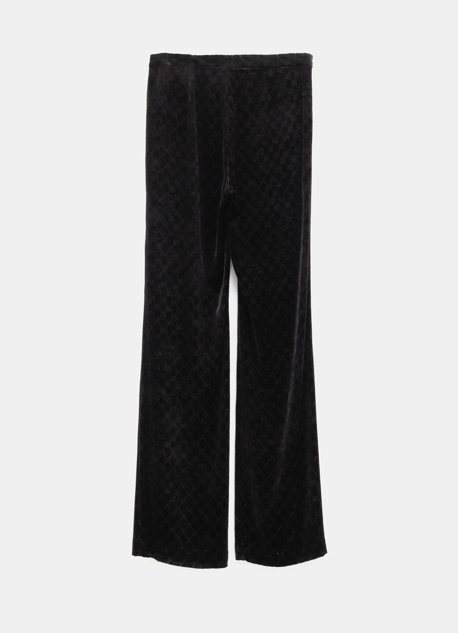 Pantalón de terciopelo con GG para hombre