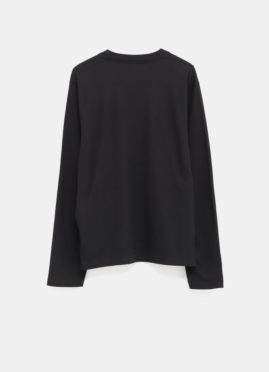 Camiseta con detalle en devoré para hombre