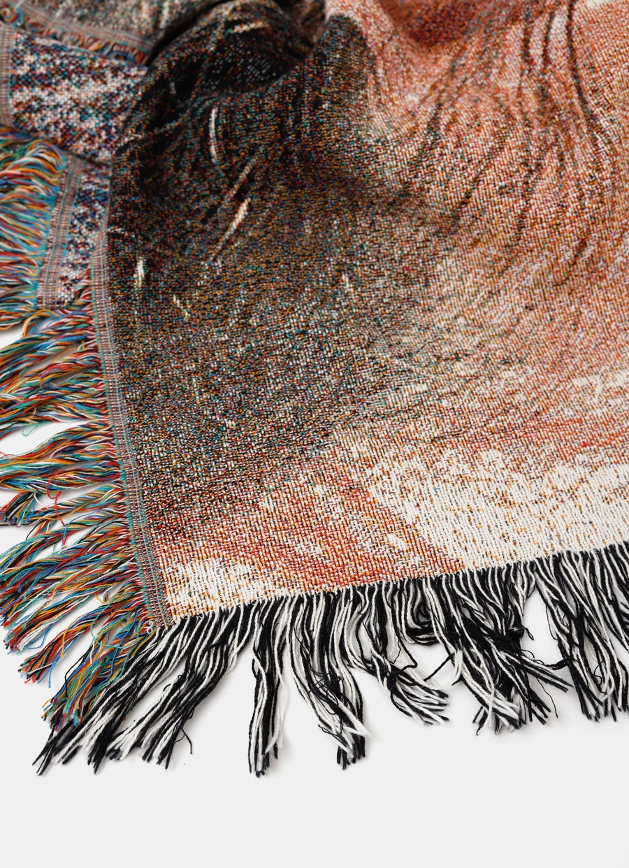 Manta Brown Hair con flecos