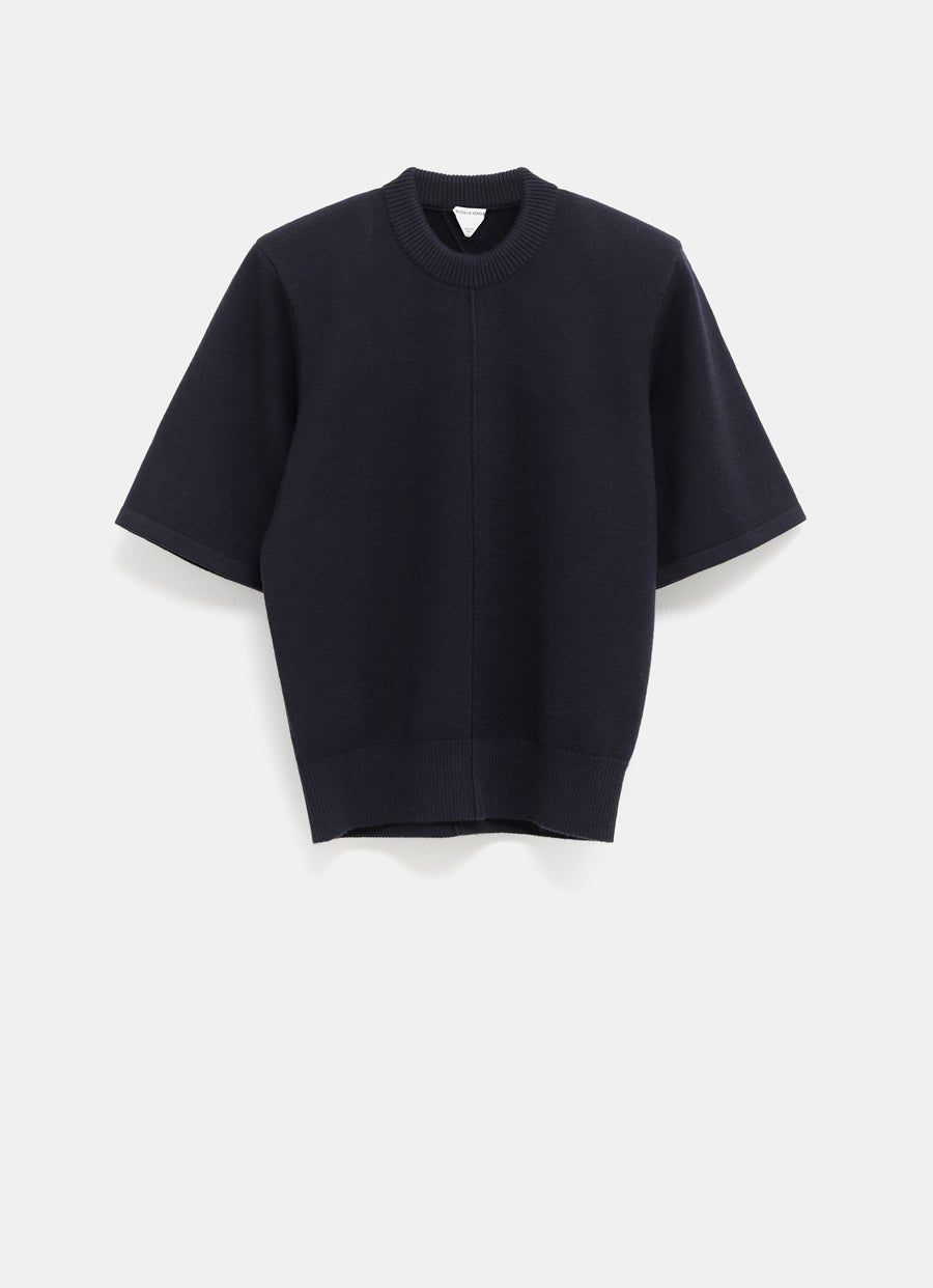 Top de punto de lana